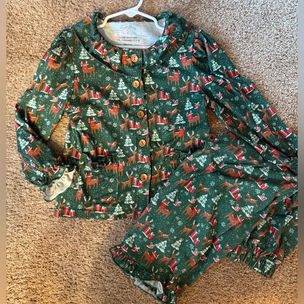 SweetHoney Girls Pajama Set - 5Y